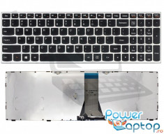 Tastatura Laptop Lenovo Z50 70 Rama Argintie foto