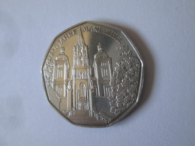 Austria 5 Euro 2007 argint UNC comem:Mariazell,diam.=28 mm,greut.=10 gr foto