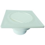 Cumpara ieftin Sifon din plastic pentru pardoseala, cu iesire jos, 150 x 150 mm, iesire 32 mm