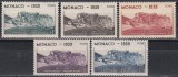 Monaco 1938-1939 - Jocuri Mondiale Universitare, Monaco, MNH, Nestampilat