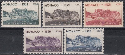 Monaco 1938-1939 - Jocuri Mondiale Universitare, Monaco, MNH foto