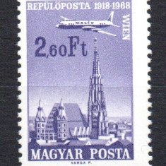 UNGARIA 1968, Aviatie, MNH, serie neuzata