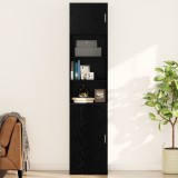 vidaXL Dulap de perete Stejar negru 50 x 42.5 x 40 cm Lemn compozit