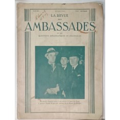 LA REVUE DES AMBASSADES ET DES QUESTIONS DIPLOMATIQUES ET COLONIALES , PE COPERTA : GAMELIN si GENERALUL THADDE KASPRZYCKI , JUIN 1939