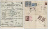 Romania, Ministerul Agriculturii si Domeniilor, Bilet de adeverirea proprietatii, vanzarii si sanatatii animalelor, Caransebes, 1941
