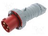 Conector alimentare AC, IEC 60309, IP67, 63A, 415V AC, 4 pini, AMPHENOL - 2CMA166786R1000