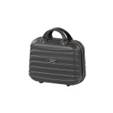Valiză de m&acirc;nă mică Leziter TraveLux Max, rigidă ABS, 28x36x16 cm, Negru, 11L, bagaj de cabină