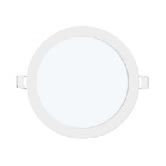 Spot LED Incastrabil Techstar&reg; MBD Ultra Slim, Putere 9W, Lumina Calda 3000K, Diametru 14.5cm pentru Gol de 13cm, CRI 80+, Sticla Mat cu Rama Aluminiu