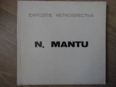 EXPOZITIE RETROSPECTIVA N. MANTU 1871-1957. PICTURA GRAFICA-NATALIA BUCIAC foto