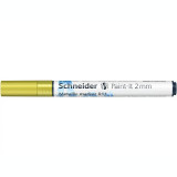Marker metalic Schneider Paint-It 011 2 mm Galben Metalizat