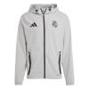 Geaca Barbati Adidas Real Madrid Vis Tech Travel Gri, Gluga, Marimea S