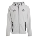 Real Madrid geacă de bărbați cu glugă Vis Tech Travel grey - S