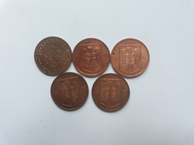 monede de 1 leu 1992 - 93 - 94 - 95 - 1996 foto