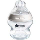 Biberon Tommee Tippee Natural Start, cu autosterilizare, 150 ml, PP, 0 luni +, 1 buc