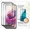 Folie de protectie Ecran WZK pentru Xiaomi Redmi Note 11S / Note 11 / Note 10S, Sticla securizata, Full Glue, Set 2 bucati, Case-Friendly, Neagra