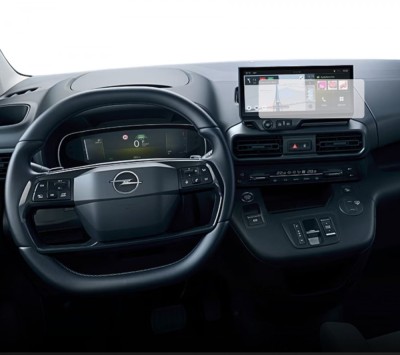 Folie Protectie Navigatie Opel Vivaro 2024+, Duragon, protectie Display Navigatie, silicon Transparent, Anti-zgarieturi, kit instalare foto