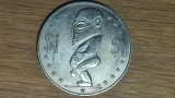 Insulele Cook -moneda colectie exotica rara- 1 dollar 1972 AUNC Tangaroa -uriasa ⌀38.74 mm- foarte greu de gasit !