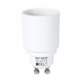 Adaptor soclu E14 mama la mufa GU10 tata 60W 0.3A alb HOME, Home By Somogyi