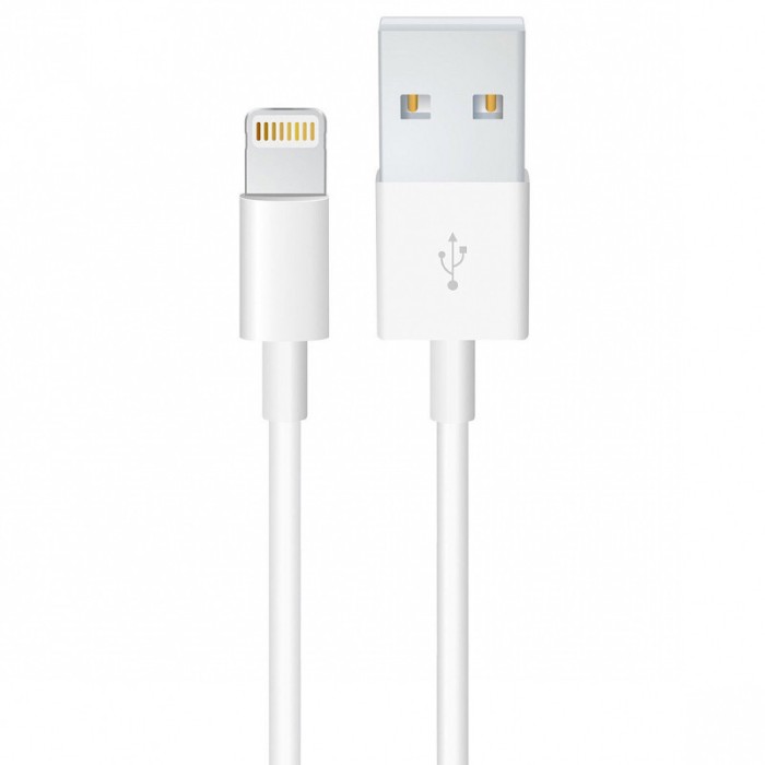 Cablu Date si Incarcare USB la Lightning OEM, 0.5 m, Alb