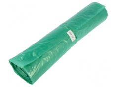 Saci gunoi polietilenă verde 120L 25buc