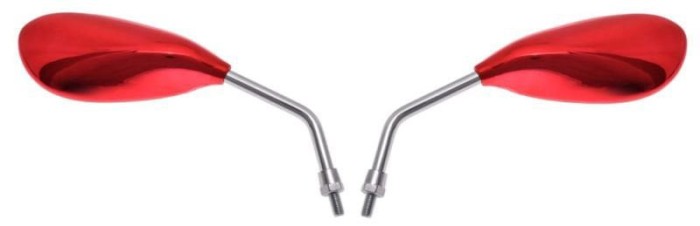 Set 2 oglinzi moto M10 MP103-1, culoare rosu Cod Produs: MX_NEW LU0047