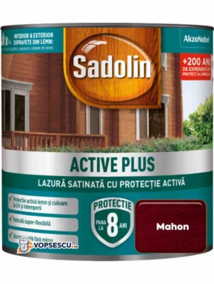 Sadolin Active Plus+ Lazura satinata cu protectie activa foto