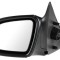 Oglinda exterioara Opel Corsa B 01.1993-10.2001 partea stanga BestAutoVest crom plana carcasa neagra reglare parghie fara incalzire
