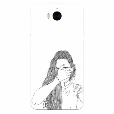 Husa silicon pentru Huawei Y5 2017, Dont Look foto