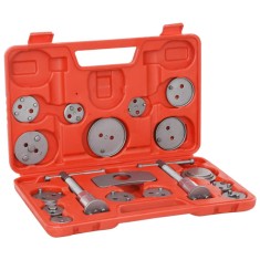 vidaXL Trusă de scule pentru calibrare disc de fr&acirc;nă, 18 piese