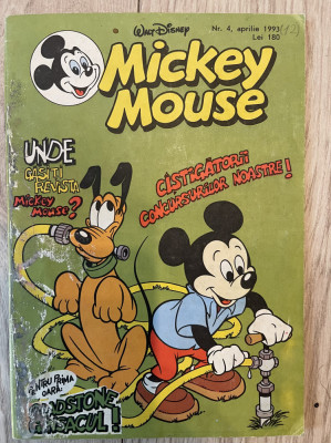 MICKEY MOUSE NR. 4 / 1993 | REVISTA BENZI DESENATE |EGMONT foto