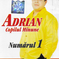 Casetă audio Adrian Copilul Minune ‎– Numărul 1, originală