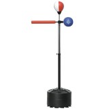 SPORTNOW Suport de box, reglabil pe &icirc;nălțime, Bară de reflex, Pratze, Speedball, suport de umplere, 80.5 x 48 x 163-205 cm | Aosom Romania
