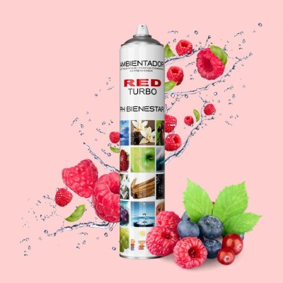 Spray odorizant profesional pentru camera Turbo Spray 750ml - Red Fruits foto