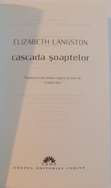 CASCADA SOAPTELOR , 2015 * MICI DEFECTE