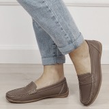 Mocasini maro din piele naturala 5128 M4