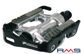 Pedale Bicicleta VP Components SPD, 103x70mm, 466g, Aluminiu Forjat, Negru, Compatibil Shimano SPD