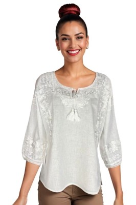 Bluza dama DEC alb crystal , marimea 2XL foto