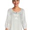 Bluza dama DEC alb crystal , marimea L