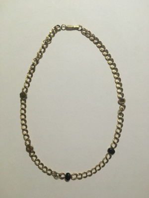 Colier placat cu aur 14K (11 gr. - Ca nou!) foto
