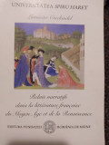 Luminita Ciuchindel - Relais narratifs dans la litterature francaise du Moyen Age et de la Renaissance