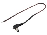 Cablu Alimentare DC 5,5/2,1 Negru 0,25m
