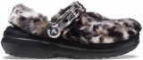 Saboți Crocs Classic Fur Sure Multicolor - Black/Multi