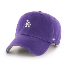 47brand șapcă de baseball din bumbac MLB Los Angeles Dodgers culoarea violet, cu imprimeu