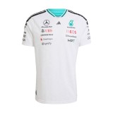Mercedes AMG Petronas tricou de bărbați white official Teamline Replica F1 Team 2026 - M