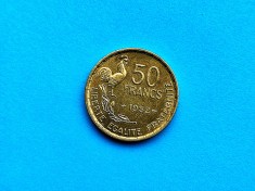 50 Francs 1952 Franta-stare buna-in realitate arata bine!