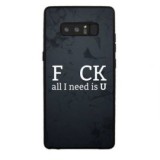 Husa samsung note 8 multicolor mesaj fcuk, Flippy