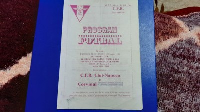 program CFR Cluj - Corvinul Hd. foto