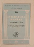 LITERATURA ROMANA PENTRU CLASA A XII-A, COMENTARII SI SINTEZE-IUSTINA ITU-217090