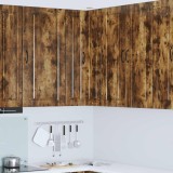 vidaXL Dulap de bucătărie cu raft Stejar fumuriu 57 x 57 x 100 cm 885520