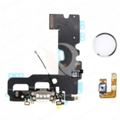 Home key flex, iphone 7, new solution charging dock flex cable with home button return, white foto